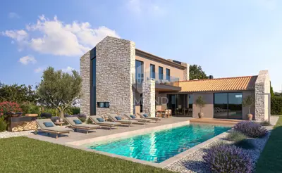 Poreč - okolica - Građevinsko zemljište 937 m² s projektom i dozvolom - 2