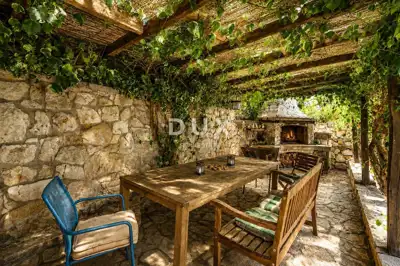 Stone house 180 m², Veli Iž - pool and terrace with sea view - 3