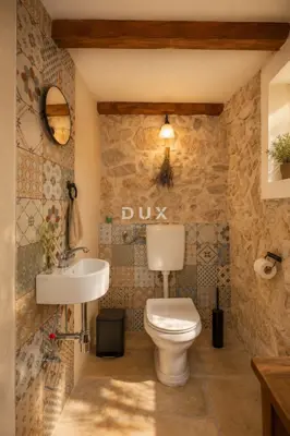Stone house 180 m², Veli Iž - pool and terrace with sea view - 16