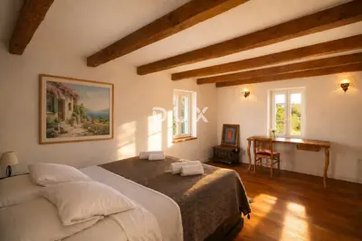 Stone house 180 m², Veli Iž - pool and terrace with sea view - 7
