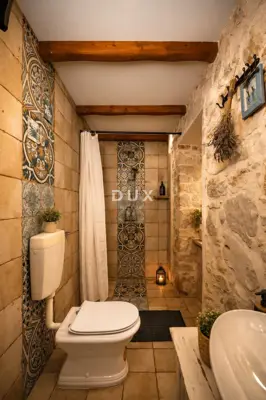 Stone house 180 m², Veli Iž - pool and terrace with sea view - 15