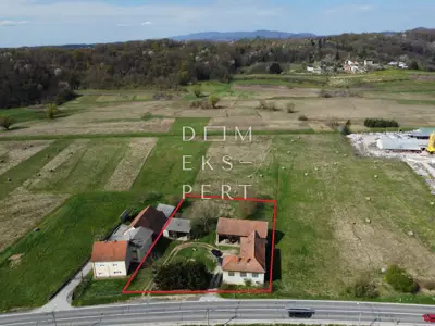 Blaževdol, Građevinsko zemljište s kućom i pomoćnim zgradama - 2794m²