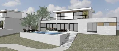 Motovun – okolica, građevinsko zemljište s projektom i dozvolom. - 2