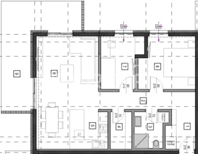 Apartment 77 m², Krapinske Toplice - center, 3-room new build - 3