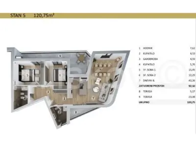 UMAG, WOHNUNG Nr. 5, 120,75 m² + STELLPLATZ, NEUBAU - 7