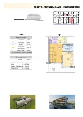 Wohnungen im Bau, Duilovo Split, Komplex aus 3 Gebäuden - 15
