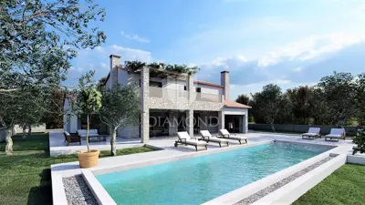 Vila 240 m², Poreč - pogled na more i bazen - 6