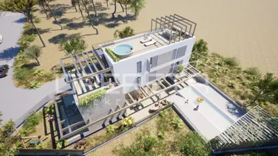 GRAĐEVINSKO ZEMLJIŠTE S DOZVOLOM I PROJEKTOM – KUĆA 260 m² S BAZENOM I POGLEDOM - 7