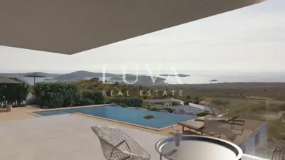 Villa 390 m², Rogoznica - pool and sea view