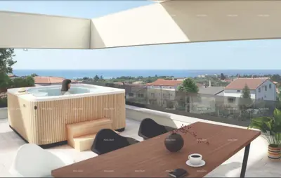 Poreč, Veli Maj, Penthouse mit Panoramablick auf das Meer - 11