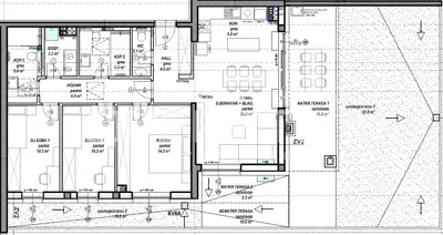 Apartment 92 m², Čakovec Globetka, terrace and garden - 6