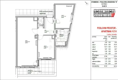Botinec, Commercial space/apartment on the ground floor, 62 m² - 2