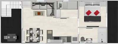 Schwimmendes Haus 84 m², Novigrad - am Meer und Dachterrasse - 12