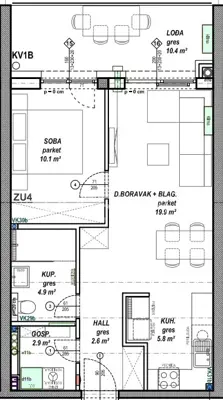 Prodaja, Stan, Globetka, Vukovarska, 1,5s, 46 m² - 6