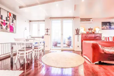 Apartment in Trešnjevka, 17th floor, open view of the city
