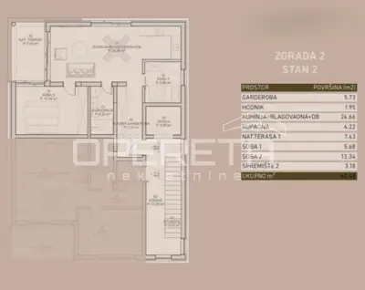 Apartment 63 m², Vabriga - 1st floor, elevator and terrace - 6