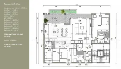 Stan 163 m², Rovinj - luksuzna novogradnja s pogledom na more - 11
