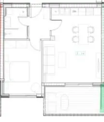 Apartment 56 m², Umag - balcony, storage room and parking space - 8