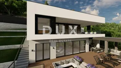 OPATIJA, IČIĆI - Grundstück für eine Villa mit Baugenehmigung 300 m² in der Nähe - 18