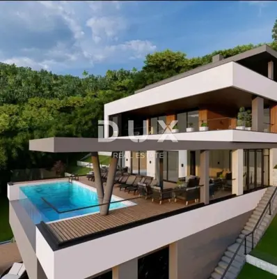 OPATIJA, IČIĆI - Grundstück für eine Villa mit Baugenehmigung 300 m² in der Nähe - 6
