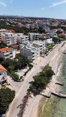 Apartment 49 m², Mandre - first row to the sea, terrace - 6
