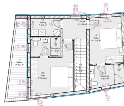 Šibenik, Žaborić, semi-detached house, 123 m² - 18