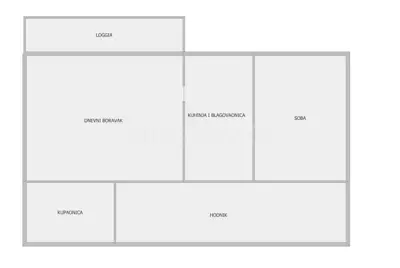 Stan 43 m², Siget, dvosoban s loggiom i liftom - 9