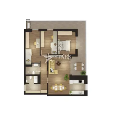 Apartment 119 m², Zamet, Rijeka - 3 bedrooms and loggia