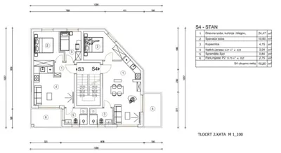 Wohnung 45,8 m², Šijana Pula - Neubau - 5
