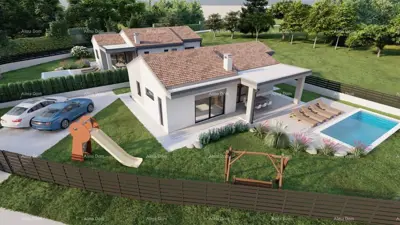 House 110 m², Svetvinčenat - quiet location and pool - 8