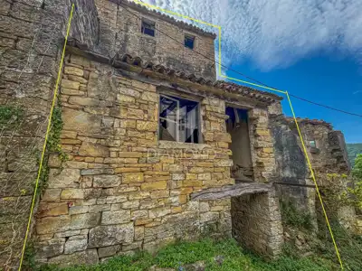 Imanje 550 m², Motovun - kamene ruševine i vrt - 10