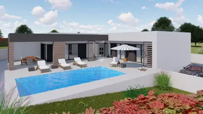 Labin, excellent plot with building permit - 3