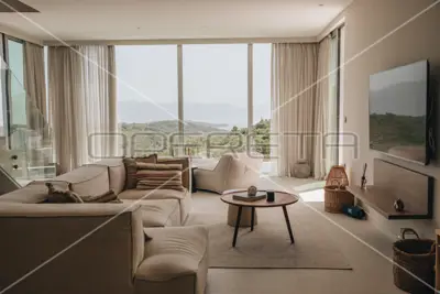 Villa 360 m², Žrnovo auf Korčula, Blick auf den Korčula-Kanal - 22