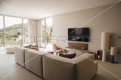 Villa 360 m², Žrnovo auf Korčula, Blick auf den Korčula-Kanal - 3