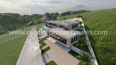 Building land, Šibenik, sea view and close to the beach