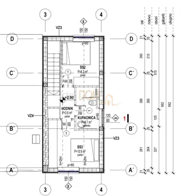 Kuća 125 m², Čabrunići kod Svetvinčenta, bazen i terasa - 9