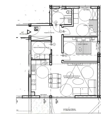 Wohnung in Pula, Veli vrh, 2 Schlafzimmer und überdachte Terrasse - 2