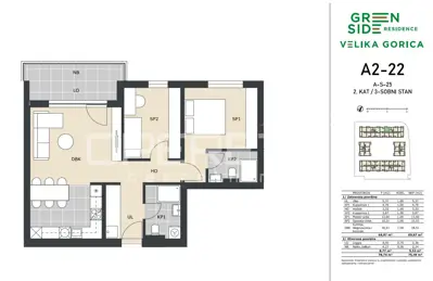PRODAJA, VELIKA GORICA – NOVOGRADNJA | 3-SOBNI STAN 76m² S LOGGIJOM - 7