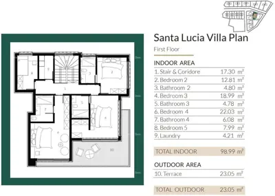Villa 274 m², Lovrečica, Pool und 2 Parkplätze - 10