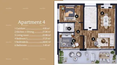 Apartman 113 m², Lovrečica kod Umaga, 2 spavaće sobe i terasa - 6