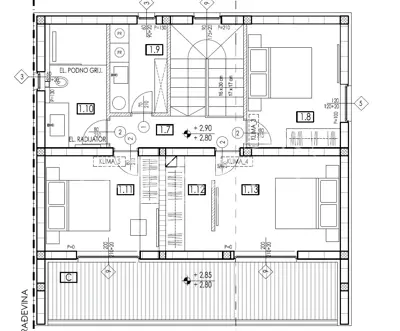 Vila 181 m², Kaštel Novi - bazen i ljetna kuhinja - 23