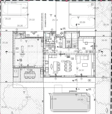 Vila 181 m², Kaštel Novi - bazen i ljetna kuhinja - 22