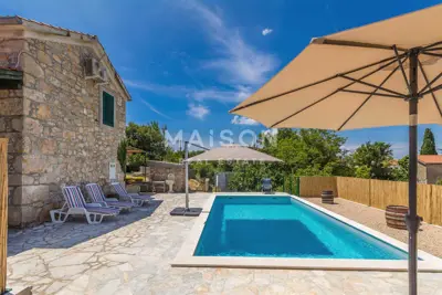 Steinhaus, Malinska auf der Insel Krk, Pool und Privatsphäre - 3