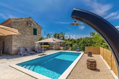 Steinhaus, Malinska auf der Insel Krk, Pool und Privatsphäre - 2