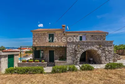 Steinhaus, Malinska auf der Insel Krk, Pool und Privatsphäre - 22