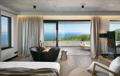 Vila 396 m², Rabac - pogled na more i bazen - 18