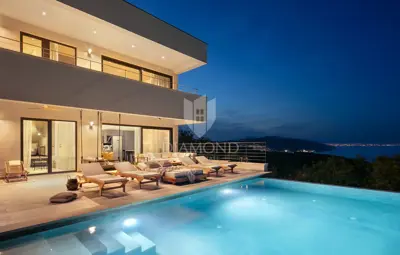 Vila 396 m², Rabac - pogled na more i bazen - 3