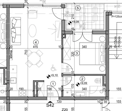 Apartment 3rd floor, Pula Monvidal, new build with elevator - 7