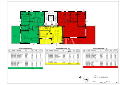 Penthouse 38 m², Crvene kuće - Dachterrasse und Aufzug - 8