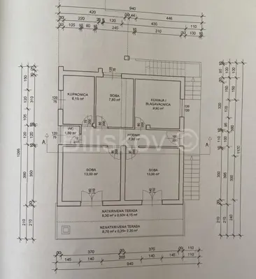 Preko, Otok Ošljak, kuća 87 m² prvi red do mora - 24